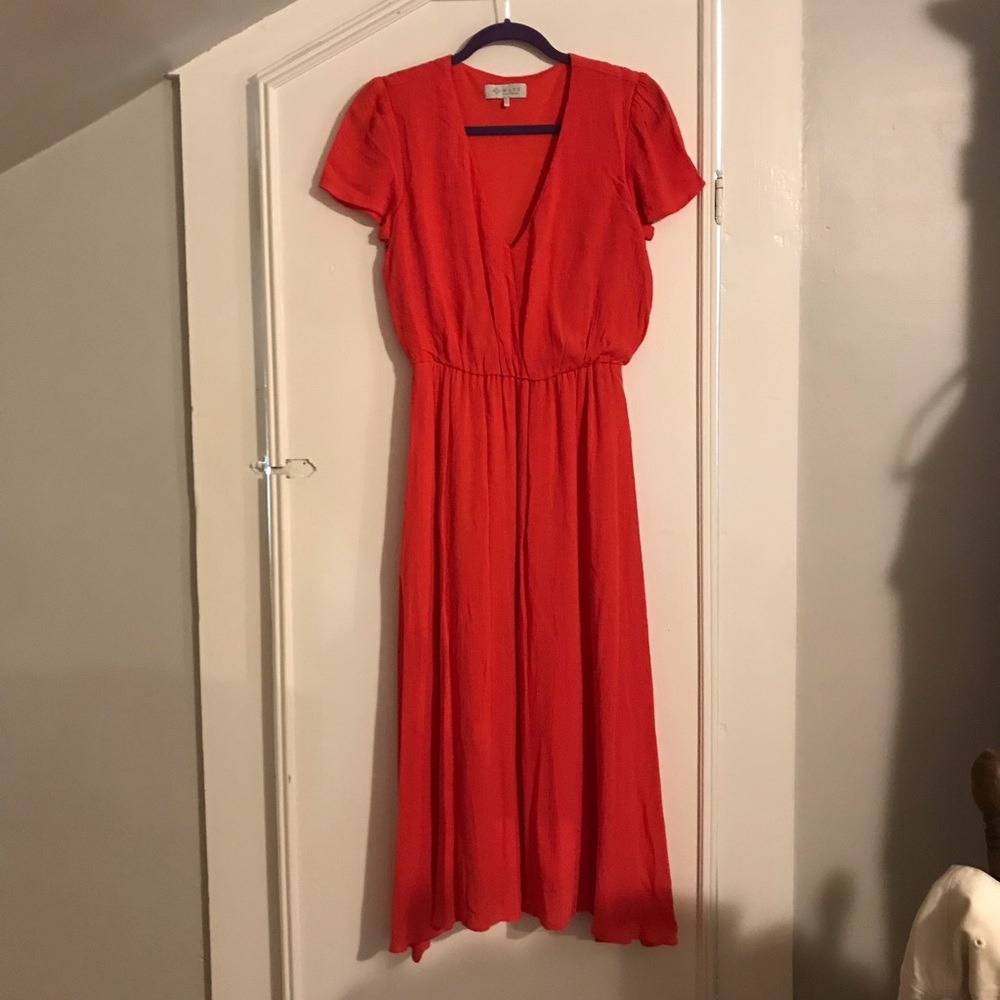 Wayf Blousom Midi Dress Size Small